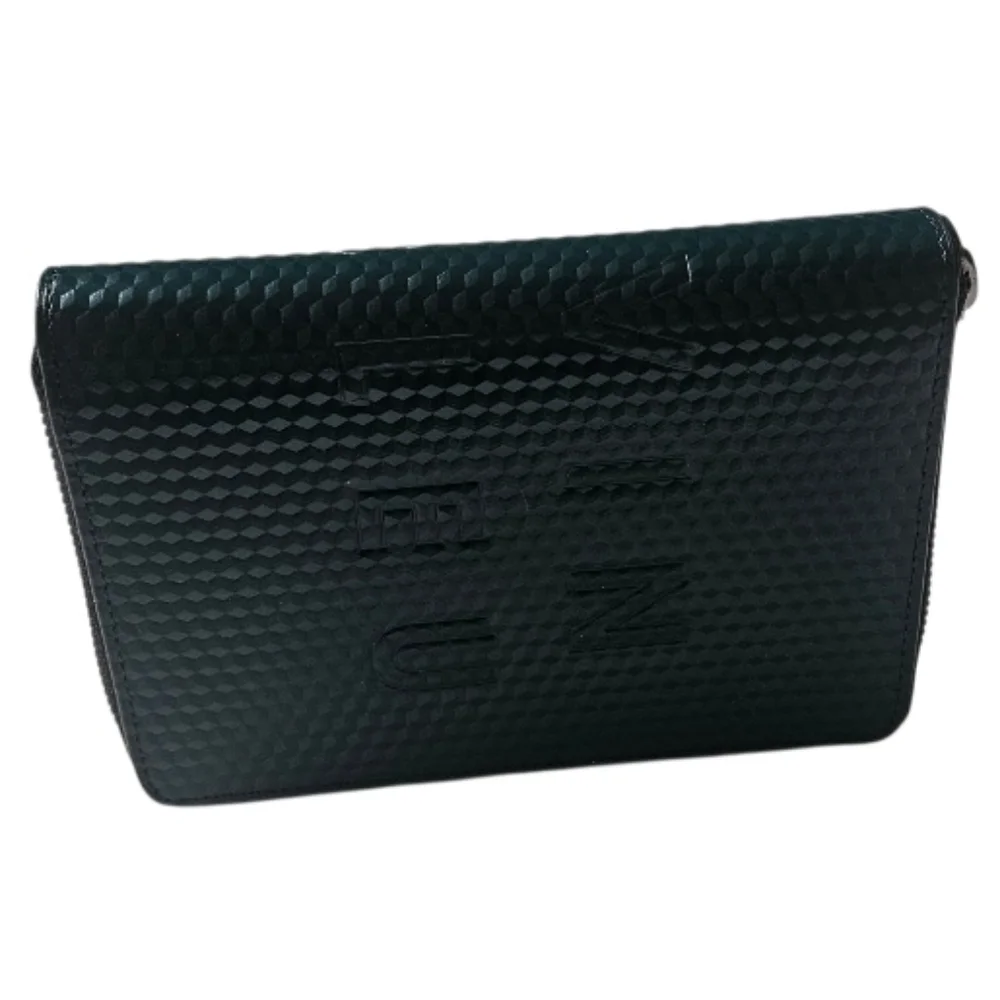 NWT / NIB Lanvin en Bleu Bi-fold Zip Wallet.